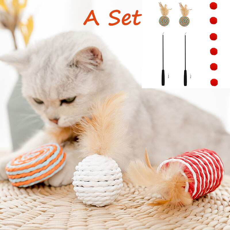 【Japan Limited】Candy Shaped Cat Wand Set キャンディー型猫じゃらしセット（即納）