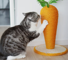 画像をギャラリービューアに読み込む, 【Japan Limited】Cute Carrot Cat Scratching Board 可愛い猫爪研ぎポール(即納)