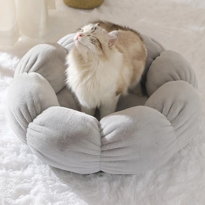 Cute Flower Shape Cat Bed 可愛い花型ペット