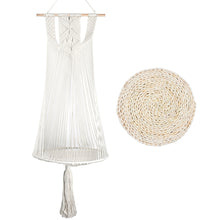 画像をギャラリービューアに読み込む, 【Japan Limited】Woven Hanging Cotton Cat Hammock 北欧手織り猫ハンモック