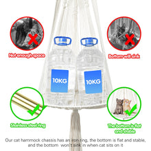 画像をギャラリービューアに読み込む, 【Japan Limited】Woven Hanging Cotton Cat Hammock 北欧手織り猫ハンモック