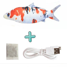画像をギャラリービューアに読み込む, Cat Electric Floppy Toy Fish 猫おもちゃ電動魚
