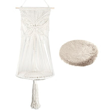 画像をギャラリービューアに読み込む, 【Japan Limited】Woven Hanging Cotton Cat Hammock 北欧手織り猫ハンモック