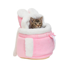 画像をギャラリービューアに読み込む, Warm Cat Carrier Bag  ふわふわ猫用キャリーバッグ
