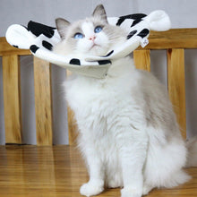画像をギャラリービューアに読み込む, Cute Cows Cats Elizabeth Circle 可愛い牛型エリザベスカラー
