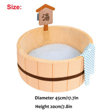 画像をギャラリービューアに読み込む, Japanese Hot Spring Cat Bed 温泉風呂桶猫ベッド