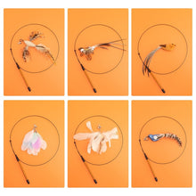 画像をギャラリービューアに読み込む, Cat Two Modes Teaser Wand 羽の猫じゃらし