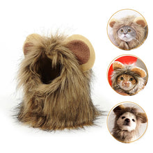 画像をギャラリービューアに読み込む, Cute Lion Mane Cat Wig Hat ライオンコスプレキャップ
