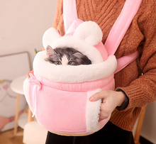 画像をギャラリービューアに読み込む, Warm Cat Carrier Bag  ふわふわ猫用キャリーバッグ