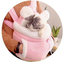 画像をギャラリービューアに読み込む, Warm Cat Carrier Bag  ふわふわ猫用キャリーバッグ