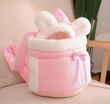 画像をギャラリービューアに読み込む, Warm Cat Carrier Bag  ふわふわ猫用キャリーバッグ