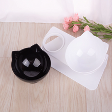 画像をギャラリービューアに読み込む, Cat Food Bowl 清潔感のあるフードボウル