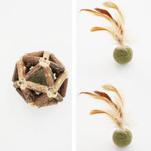 画像をギャラリービューアに読み込む, 【Japan Limited】Catnip Balls 3-PCS Set 天然マタタビキャットニップボール3点セット(即納)
