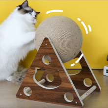 画像をギャラリービューアに読み込む, Sisal Rope Cat Scratch Ball 猫爪研ぎのおもちゃボール（Upgraded Version）
