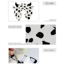 画像をギャラリービューアに読み込む, Cute Cows Cats Elizabeth Circle 可愛い牛型エリザベスカラー
