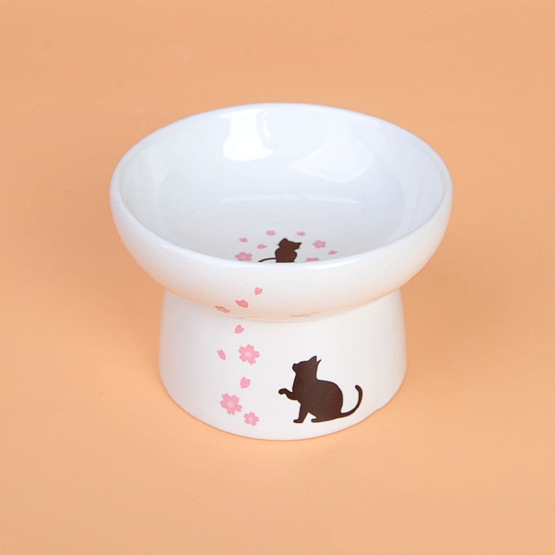 Cherry blossoms Cat Bowl  さくら脚付ボウル