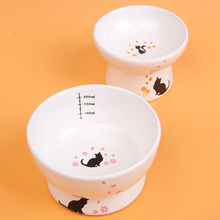 画像をギャラリービューアに読み込む, Cherry blossoms Cat Bowl  さくら脚付ボウル
